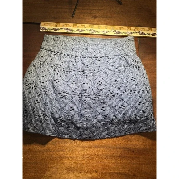 Hollister Blue Ombre Mini Skirt Size XS. - Picture 5 of 7